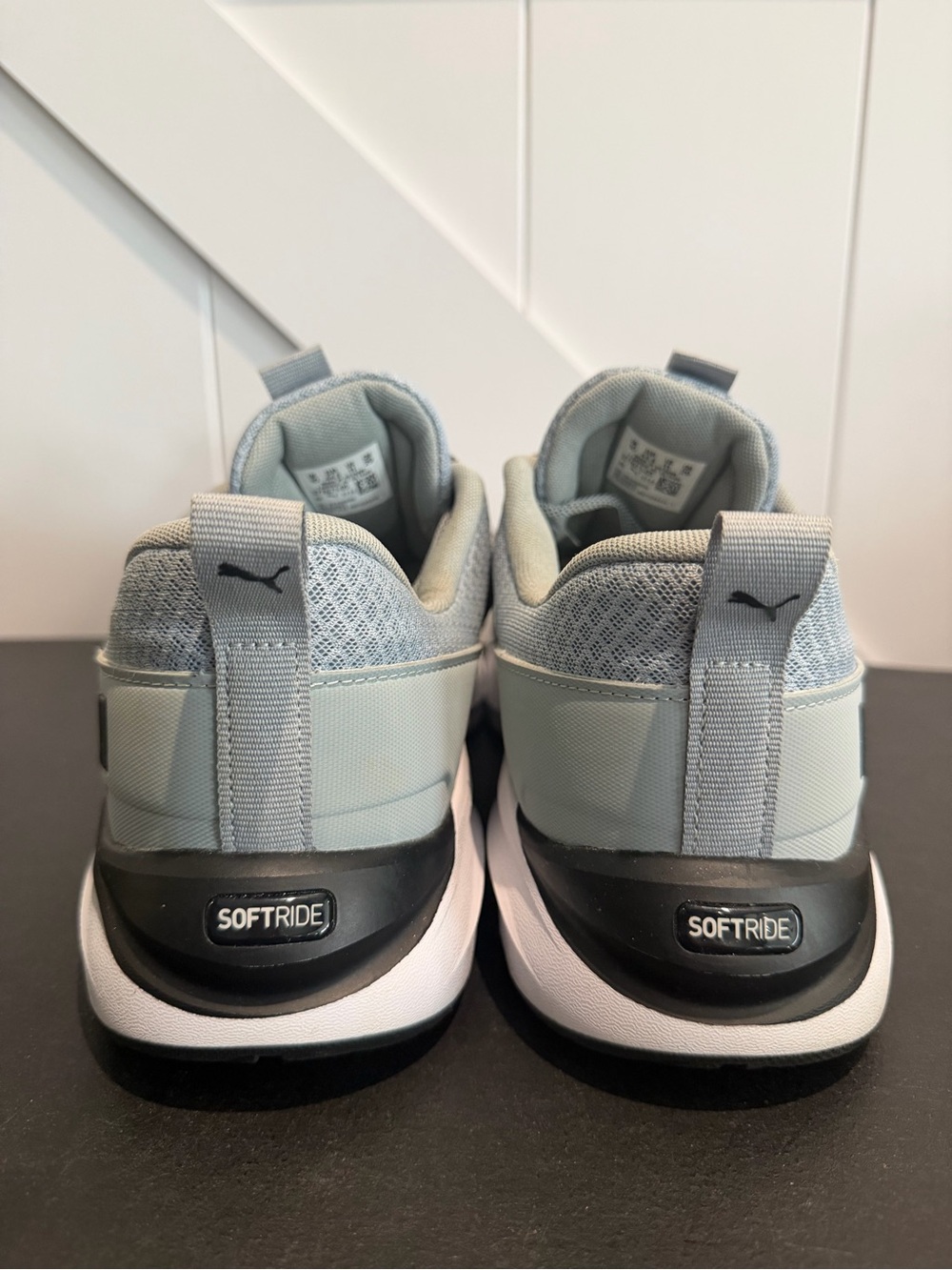 Puma Gray Men's SoftRide Mesh Sneakers - Picture 7 of 10